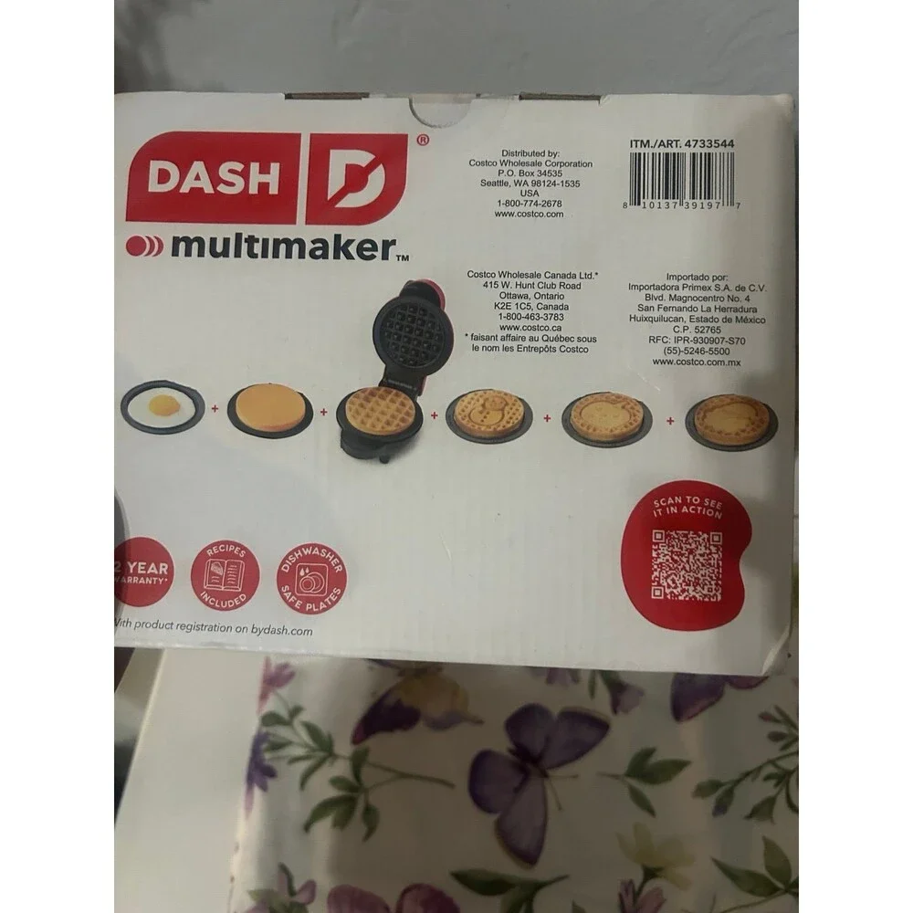 Waffle Maker Dash MultiMaker Mini Waffle System - Picture 4 of 5